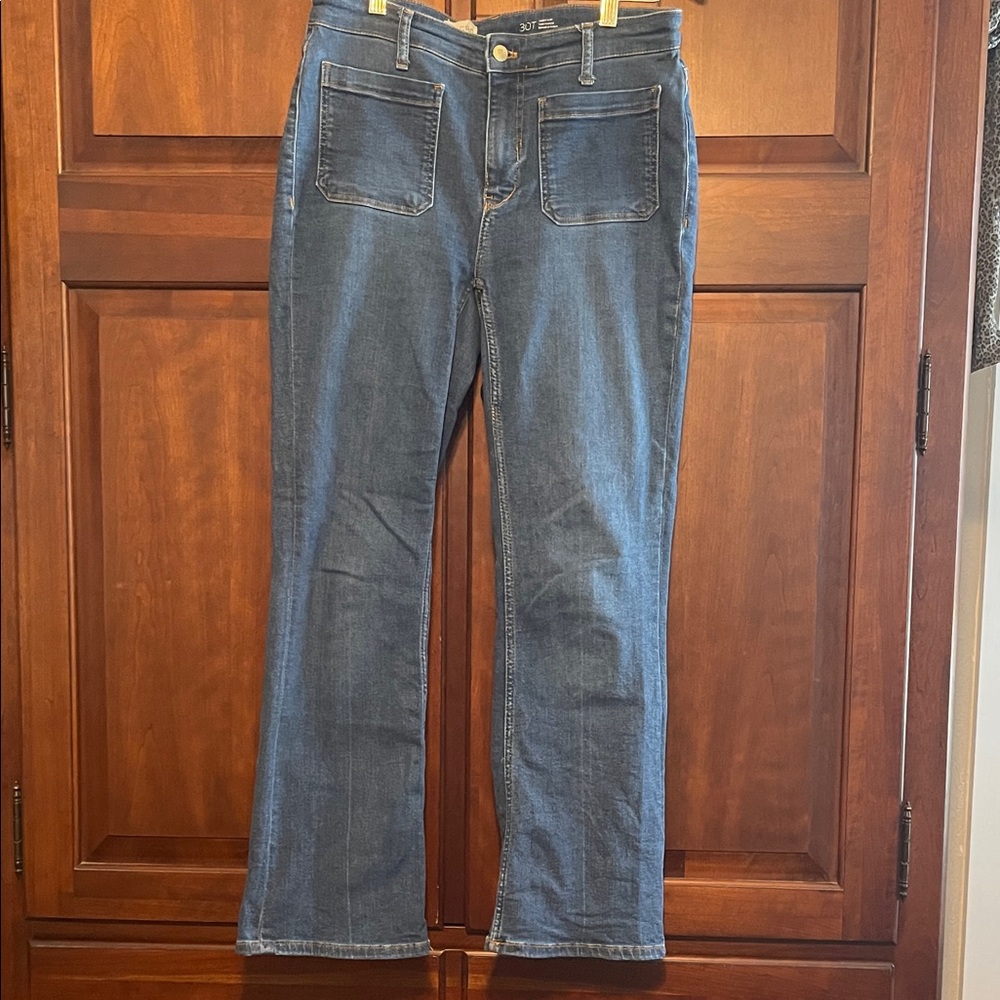 Anthropologie Pilcro Wide Leg Jeans in Blue